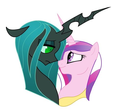 Chrysalis X Cadence, Crystal Empire, Princess Cadence, Mlp Funny, Pony Creator, Queen Chrysalis, Princess Celestia, Ponies, Ever After