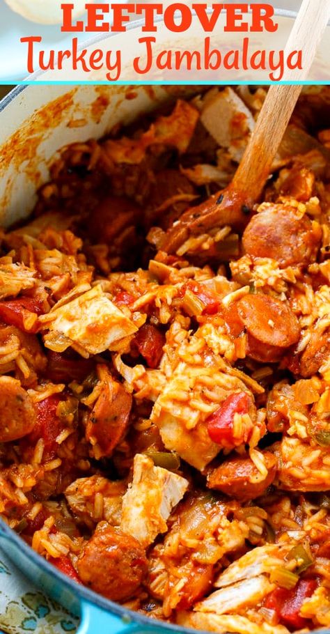 Turkey Recipes Leftover, Best Jambalaya Recipe, Casserole Dinners, Dinner Menu Ideas, Southern Thanksgiving Menu, Fall Meals, Thanksgiving Menu Ideas Side Dishes, Smoked Turkey Recipes, Thanksgiving Dinner Menu