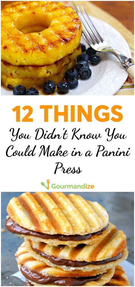 Easy Panini Press Recipes, Panini Grill Ideas, Panini Dessert Recipes, Desert Panini Recipes, Dessert Panini Recipes, Things To Make In A Panini Press, Panini Press Recipes Healthy, Panini Maker Recipes, Panini Press Hacks