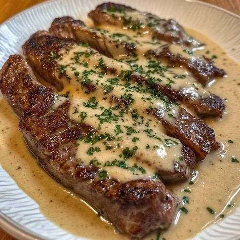 Gordon Ramsay recipes | Steak with Garlic Cream Sauce 🥩🧄 | Facebook Gordon Ramsey Steak, Ribeye Recipe, Garlic Cream Sauce Recipe, Creamy Broccoli Cheddar Soup, Gordon Ramsay Recipes, Gordon Ramsay Recipe, New Recipes For Dinner, Recipes With Enchilada Sauce, Recipes Steak