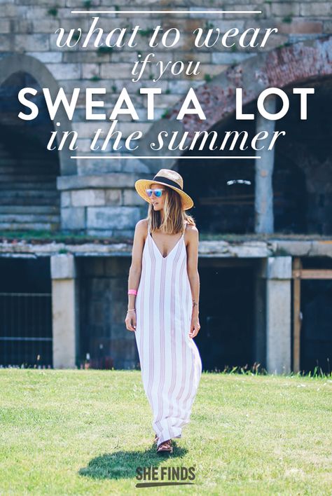 What to do if you sweat a lot in summer What To Wear When It’s Really Hot Outside, Humid Outfit Summer, High Humidity Outfits, Humidity Outfit, Hot And Humid Outfit Summer, Humid Summer Outfit, Hot Summer Outfits, Sweat Women, Look Older