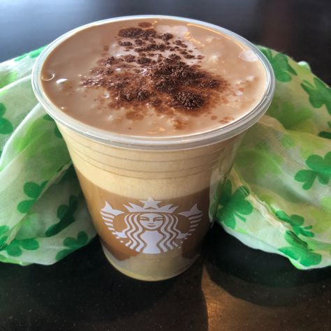 This Starbucks Nutty Irishman Drink Will Have You Feeling The Luck of The Irish With Every Sip Nutty Starbucks Drinks, Nutty Irishman Drink, Nutty Irishman, Pistachio Syrup, Coffee Flavors, Starbucks Secret Menu Drinks, Nitro Cold Brew, Starbucks Menu, Starbucks Secret Menu