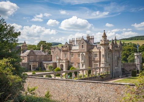 House Scotland, Sir Walter Scott, Scottish Homes, Great Poems, Walter Scott, Hot Tub Outdoor, Places Of Interest, Country Estate, House And Home Magazine