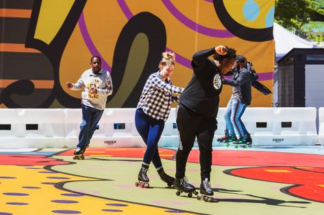 The roller rink is making a comeback Indoor Roller Skating, Outdoor Roller Skates, Roller Skating Rink, Roller Rink, Roller Skaters, Outdoor Theater, Skating Rink, Theatre Company, Go Outdoors