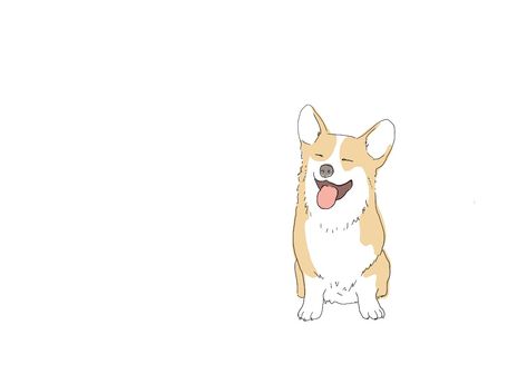 Corgi Drawing, Wallpaper Laptop, Macbook Wallpaper, Welsh Corgi, Line Art Drawings, Animal Illustration, Gender Reveal, Dog Mom, Art Wallpaper