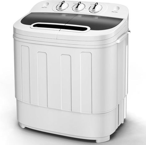 As an Amazon affiliate, I earn on qualifying purchases. Twin Tub Washing Machine, Twin Tub, Portable Washer, Super Deal, Spin Cycle, Mini House, Gravity, Drain, Washer