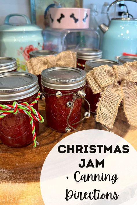 Christmas jam is incredibly easy to make and is filled with all the flavors of the season that we love. It makes for the perfect Christmas gift for friends and neighbors, or to spread on your favorite piece of toast or biscuit. Jam Canning, Easy Canning, Breakfast Spread, Christmas Jam, Christmas Gift For Friends, Best Christmas Recipes, Best Instant Pot Recipe, Holiday Breakfast, Homemade Holiday