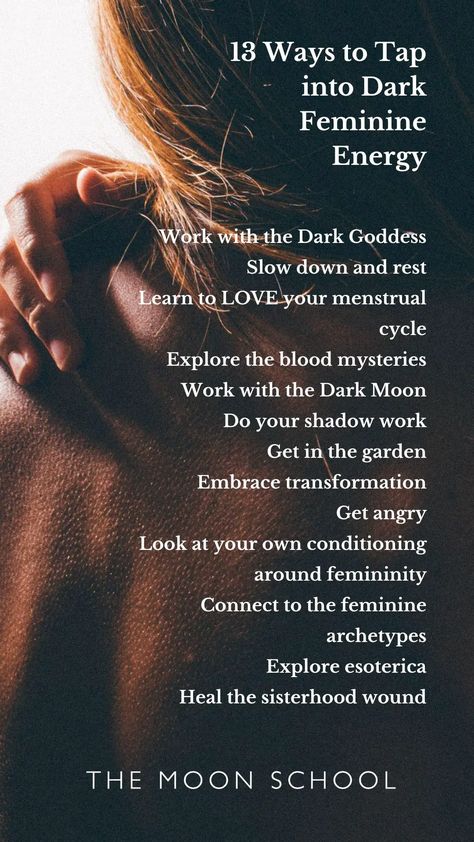 Crystals For Dark Feminine Energy, Light And Dark Feminine Energy, Dark And Light Feminine Energy, How To Tap Into Feminine Energy, Goddess Lifestyle, Divine Feminine Aesthetic, Universe Spirituality, Feminine Archetypes, Goddess Magick