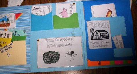 Charlotte's Web Lapbook with FREE Printables Charlottes Web Activities, Charlotte Web, Charlotte’s Web, Core Knowledge, Web Activity, Lap Books, 3rd Grade Activities, Unit Studies Homeschool, Family Day Care