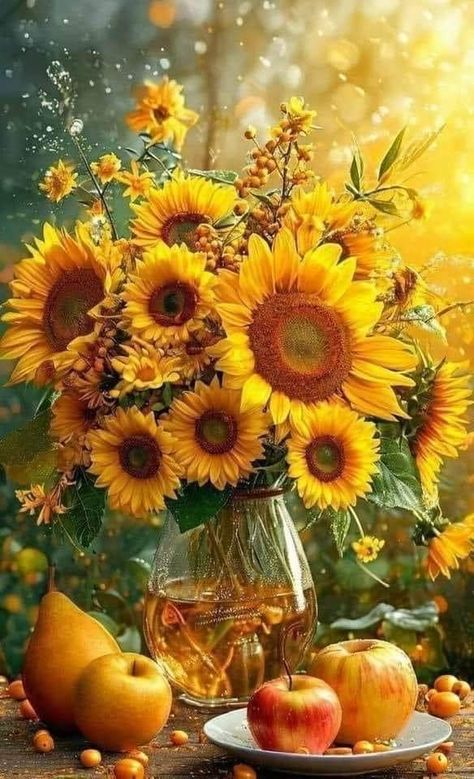 🌻Sunflowers and Daisies🌻 | Good morning friends 🌻🌻 | Facebook Sunflowers And Daisies, Sunflower Wallpaper, Morning Friends, Good Morning Friends, Still Life, Beautiful Flowers, Good Morning, Sunflower, Daisy