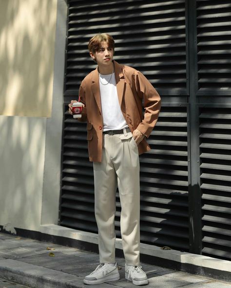 Men Earth Tone Outfit, Earth Tone Outfits Men, Outfit Earth Tones, Earth Tone Outfits, Anniversary Outfit, Streetwear Men, Streetwear Men Outfits, Men's Style, Earth Tones