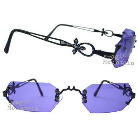 Gothic VAMPIRE Glasse Sunglasses DRACULA GOTH Purple ❤ liked on Polyvore featuring accessories, eyewear, sunglasses, glasses, goth glasses, glass glasses, purple glasses, purple sunglasses and gothic sunglasses Dracula Costume, Purple Glasses, Sunglasses Purple, Ray Ban Sunglasses Sale, Purple Sunglasses, Cheap Oakley Sunglasses, Gothic Vampire, Ray Ban Wayfarer, Ray Ban Outlet