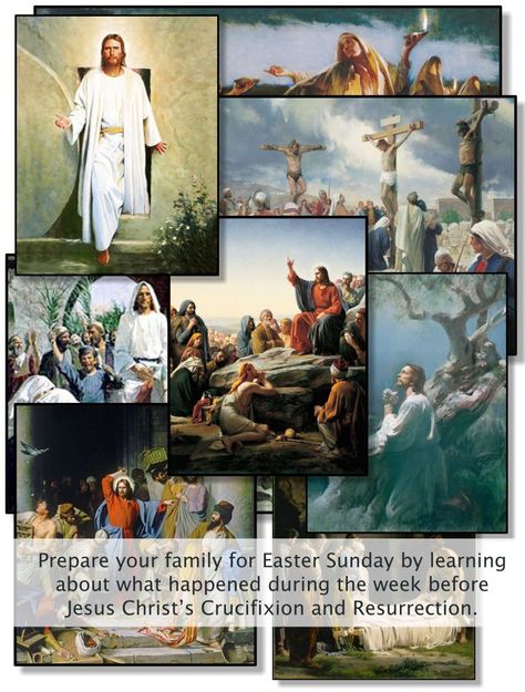 Easter Week | Teach His Doctrine Lds Easter, Rs Activities, Christ Centered Easter, Easter Lessons, Easter Week, Easter Images, Easter Traditions, Holy Week, Easter Activities