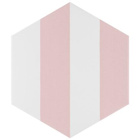 Show details for Porto Capri Hex Rose 8-5/8"x9-7/8" Porcelain F/W Tile Pink Tile, Fireplace Facade, Matte Tile, Artistic Tile, Merola Tile, Feature Tiles, Flooring Store, Tile Projects, Porcelain Floor