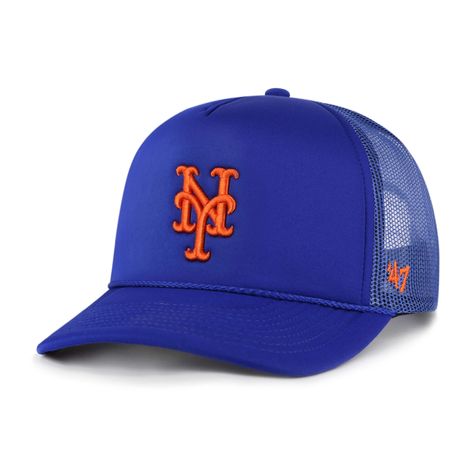 PRICES MAY VARY. Officially licensed by the MLB Designed and manufactured by '47 Brand Decorated in embroidered team logo with raised details Premium foam fabric front with breathable mesh back for maximized comfort Snap closure '47 MLB Unisex-Adult Foam Mesh Trucker Snapback Adjustable Hat Cap Bucket Hat Style, Nfl Arizona Cardinals, New York Islanders, New York Rangers, 47 Brand, Cincinnati Bengals, Baltimore Orioles, New York Mets, Cincinnati Reds