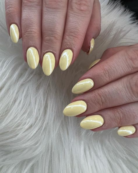 This buttery yellow has my heart💛🧈 • • • • #nailsnailsnails #nailart #naildesign #nailaddict #nailporn #nails #raleigh #raleighnails #raleighnailtech #rdunails #durham #durhamnails #acrylicnails #acrylic #biab #biabnails #almondnails #frenchnails #followforfollowback #likesforlike #fyp #summernails #backtoschool #buildergel #carynails #cary #bridalnails #springnails #chromenails #yellownails Yellow Nails, Bridal Nails, Chrome Nails, Almond Nails, Nail Tech, French Nails, Durham, Spring Nails, Summer Nails