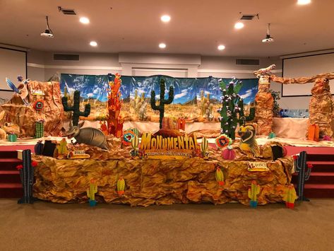 Vbs Set Design, Wonder Junction Vbs, Church Youth Group Games, Western Vbs, Monumental Vbs, Vbs Decorations, Wild West Theme, Church Youth Group, Prom Themes