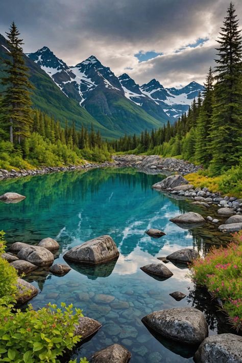 Uncover Hidden Gems in Alaska That Most Tourists Miss! Seward Alaska Photography, Anchorage Alaska Photography, Alaska Forest, Alaskan Landscape, Alaska Aesthetic, Alaska Nature, Alaska Wilderness, Alaska National Parks, Alaska Photography