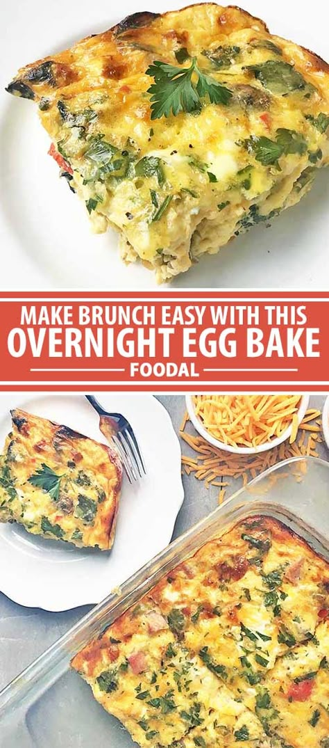 Egg Brunch Recipes, Baby Shower Brunch Food, Gluten Free Brunch, Baked Eggs Recipe, Brunch Eggs, Brunch Casserole, Egg Bake, Easy Brunch Recipes, Healthy Brunch