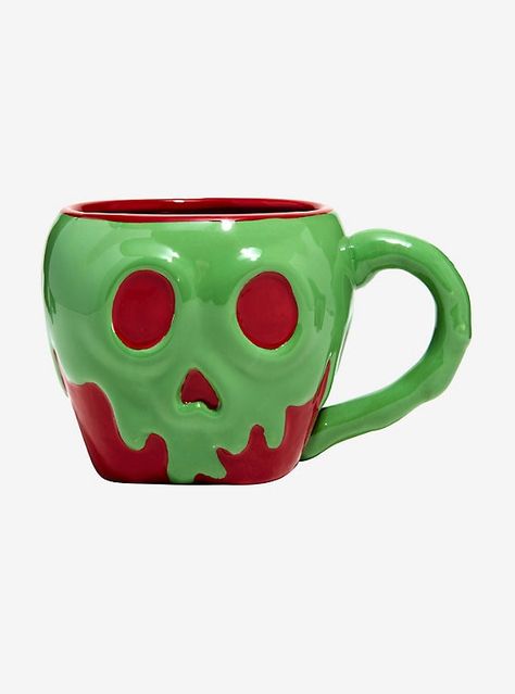 Disney Snow White And The Seven Dwarfs Poison Apple Mug, Poison Apple Mug, Poison Apple, Poison Apples, Disney Snow White, Disney Figurines, Disney Kitchen, Disney Mugs, Best Coffee Mugs, Snow White And The Seven Dwarfs