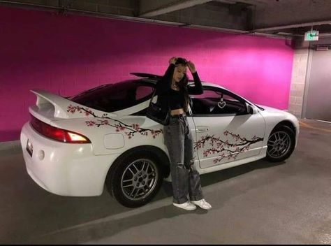 Jdm Girls, Car White, Girl Car, Car Deco, Pimped Out Cars, Best Jdm Cars, Street Racing Cars, Car Mods, Classy Cars