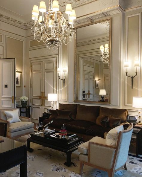 Inside the Coco Chanel Suite at The Ritz Paris. Book the Ritz with the luxury travel designers at Savenio and receive the following exclusive Virtuoso benefits: •Guaranteed upgrade at time of booking •No set check-in/check-out time •Daily full breakfast, for up to two in room guests •Complimentary two-way private airport transfer (with VIP meet & greet at the airport on arrival) #ritz #ritzparis #luxuryhotel #luxurytravel #luxuryrealestate #famoushotel #travel #travelphotography #savenio #vir... The Ritz Paris, Ritz Paris, Glam Pad, Luxury Bar, Parisian Cafe, Beautiful Paris, Hotel Suite, Hotel Interior Design, The Ritz