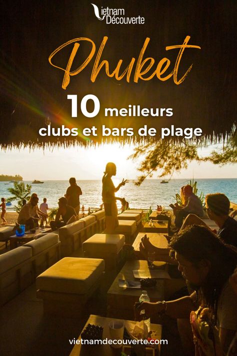 Le soleil brille, les vagues douces caressent le rivage, il est temps de découvrir les meilleurs beach clubs de Phuket ! Que vous voyagiez en famille, en couple ou entre amis, l'île regorge de clubs de plage exceptionnels pour profiter de vacances de rêve ! #guidevoyage #vietnamdecouverte #explorethailande #voyagethailande #thailandetravel #voyage #visitethailande#thailande #travel #tourism #destination #asia #holidays #pinterest #bucketlist #thailandedecouverte #phuket #club #bardeplage Beach Clubs, Travel Tourism, Phuket, Beach Club, Blogging