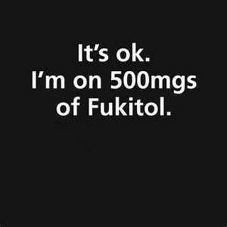 fukitol, sometimes I take 2! Headache Humor, Dump A Day, Say That Again, Funny True Quotes, Paramedic, Its Ok, Migraine, Bones Funny, Headache