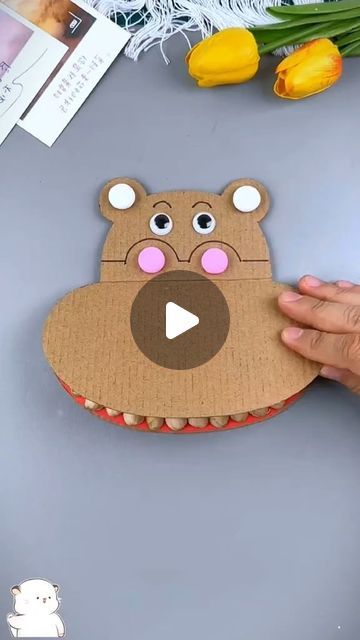 Instadiyou on Instagram: "Created an adorable hippo-themed storage box using cardboard and simple materials! This DIY project is perfect for organizing small items while adding a cute touch to your space. Check out more fun and creative DIY ideas on my Instagram Reels: @instadiyou.

#diyhippo #cardboardcrafts #diyorganizers #handmadeart #creativecrafts #diyprojects #craftingfun #artandcraft #diycommunity

DIY hippo, cardboard crafts, DIY organizers, handmade art, creative crafts, DIY projects, crafting fun, art and craft, DIY community" Hippo Craft, Fun Art And Craft, Hippo Crafts, Diy Organizers, Cardboard Crafts Diy, Crafts Diy Projects, Small Organization, Fun Art, Cardboard Crafts