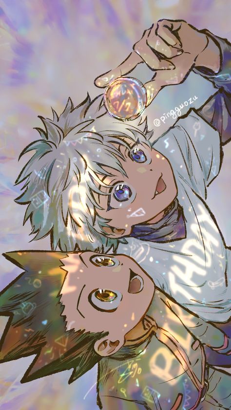 Gon Killua, Hunter Anime, Manga Covers, Epic Art, Warrior Cats, Hunter X Hunter, Anime Fanart, Easy Drawings, Anime Wallpaper