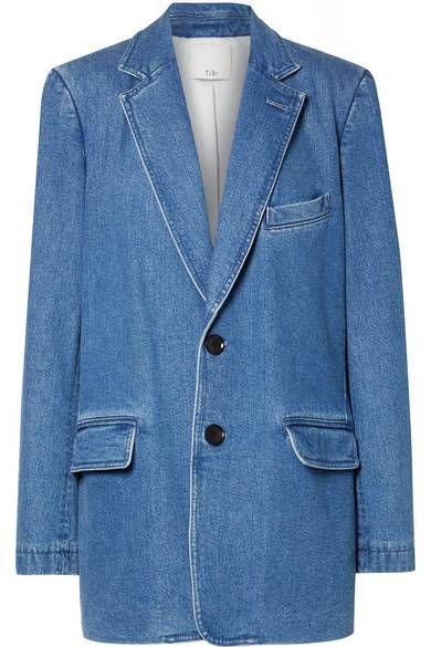 All Jeans, Denim Blazer, Summer Fashion Trends, Washed Denim, Chic Woman, Grunge Fashion, Who What Wear, Moda Operandi, Denim Wash