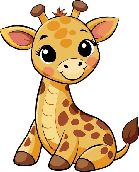 Agriculture Pictures, Giraffe Vector, Animal Pictures For Kids, Cartoon Ideas, Lion Drawing, Cartoon Giraffe, Cute Animal Clipart, The Cartoon, Cityscape Photos