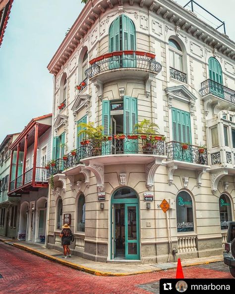 Casco Viejo, Panamá Iberian Architecture, Small Peninsula, Colonial House Exteriors, Panama Travel, Panama Canal, House Exteriors, Paradise On Earth, City Wallpaper, City Photography