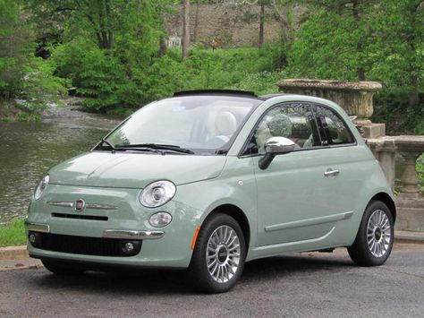 Fiat 2012 Fiat 500, Fiat 500 Car, Fiat Car, Matte Black Cars, Carros Retro, Fiat 500c, New Fiat, Car Deco, Fiat Cars