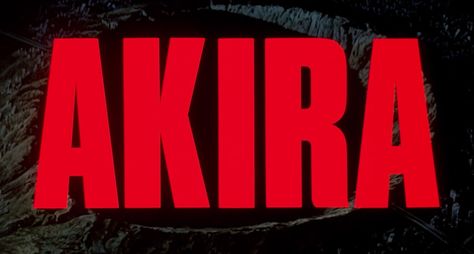 Akira (1988) Movie Credits, Katsuhiro Otomo, Opening Credits, Title Sequence, Title Design, Title Card, Movie Titles, Dark Room, Anime Background