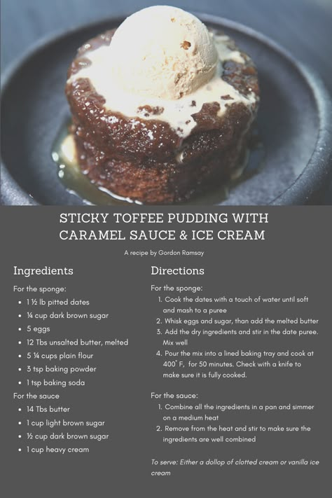 Gordon Ramsay Sticky Toffee Pudding Recipe, Joanna Gaines Toffee Pudding, Sticky Toffee Pudding Cake Recipes, Hell’s Kitchen Sticky Toffee Pudding, Best Sticky Toffee Pudding Recipe, Stick Toffee Pudding, Sticky Toffee Pudding Gordon Ramsay, Sticky Pudding Recipe, Toffee Pudding Sticky