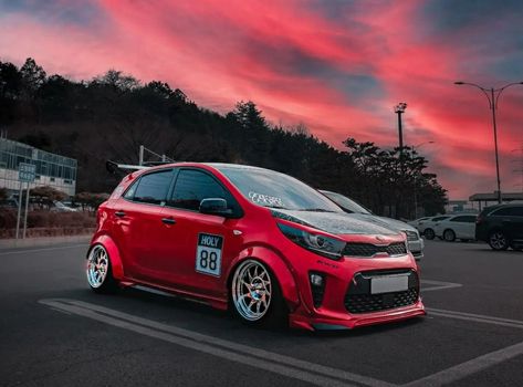 Kia Picanto Modified, Kia Pride, Car Modified, First Cars, Chevrolet Spark, Kia Picanto, Bmw I8, Kia Rio, Compact Cars