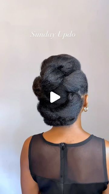 Lesley lee on Instagram: "As usual the Sunday updo is up!!!!  #naturalhairstyles #4chair#4chairstyles #4chairdaily #4chairgrowth #4cnaturalhair #naturalhaittutorial #reels#reelsinstagram #explorepage" Low Tension Updos, 4c Hairstyles Ponytail, Elegant 4c Hairstyles, Natural Hair Updo Short, Updo Hairstyles Natural Hair, Natural Hairstyles For Weddings, 4c Updo Hairstyles, Updo Natural Black Hairstyles, Natural Updo Hairstyles For Black Women