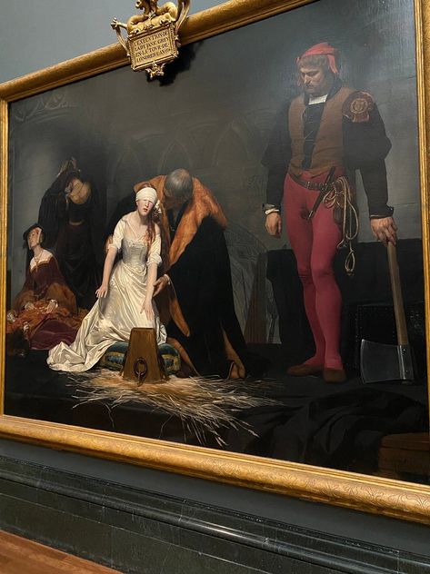 NATIONAL GALLERY: All You Need to Know BEFORE You Go (with Photos) Vacation Photo Dump, Paul Delaroche, Theatrical Lighting, Lady Jane Grey, Jane Grey, The Executioner, National Gallery London, Vacation Photo, Rennaissance Art