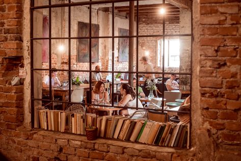 The 5 most stylish and hip(ster) cafes in Prague | The 500 Hidden Secrets Prague Cafe Aesthetic, Best Bars In Prague, Best Cafes In Prague, Prague Local Guide, Prague Rooftop Bars, Hidden Passage, Breakfast Cafe, Cute Coffee Shop, Espresso Bar