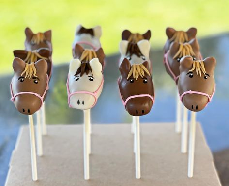 Western Cake Pops, Horse Cake Pops, Cowgirl Birthday Cakes, Cowboy Party Decorations, Cowboy Cakes, Horse Cake, Horse Party, Cowboy Girl, Magic Cake