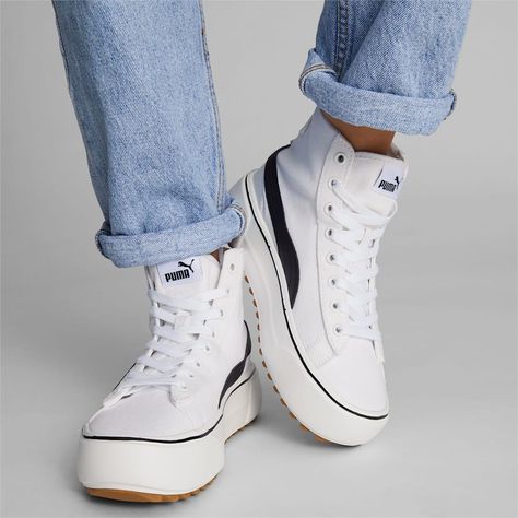 Discover great products at the best prices at Dealmoon. Kaia Mid CV Women's Sneakers. Price:$34.99 Puma Future Rider, Puma Carina, Sneakers Puma, 1 Logo, Puma Women, Sky High, Shoes Trainers, Sneaker Shopping, Tennis Shoes