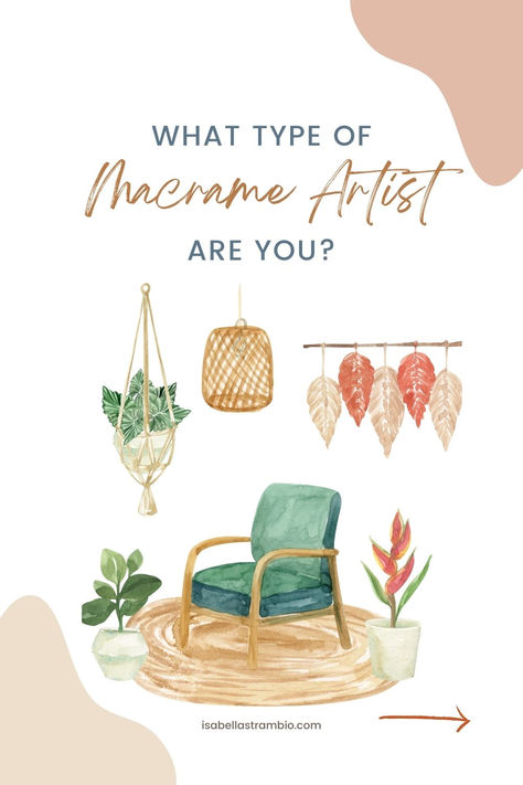 Macrame artists archetype slides Educational Content, Free Quiz, Crafts Workshop, Macrame Projects, Describe Yourself, Which One Are You, Instagram Page, Free Resources, What Type