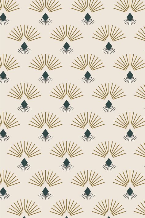 1920s Art Deco Wallpaper, Art Deco Prints Pattern, Art Deco Motifs Pattern, Motifs Design Pattern, Art Deco Designs, Art Deco Stencil Patterns, Luxury Pattern Design, Texture Design Pattern, Art Deco Wall Paper