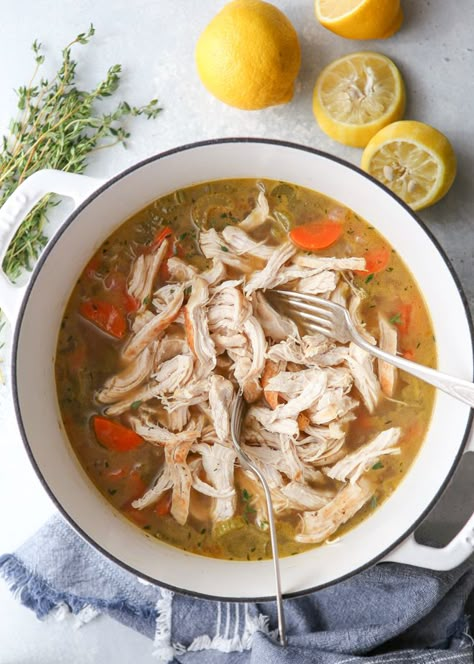 Chicken And Farro Soup, Soup Recipes Easy Chicken, Top Soup Recipes, Easy Chicken Soup Recipes, Best Lemon Chicken, Soup Recipes Homemade, Soup Recipe With Chicken, Chicken Farro, Farro Soup