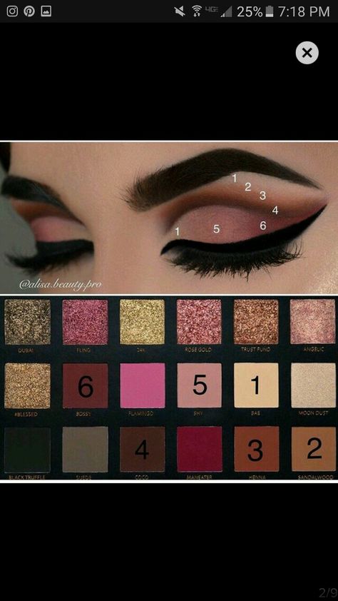 Pink Eye Makeup Tutorial, Huda Beauty Rose Gold Palette, Rosa Make-up, Rose Gold Palette, Matte Make Up, Easy Eye Makeup Tutorial, Huda Beauty Eyeshadow, 1920s Makeup, Huda Beauty Rose Gold