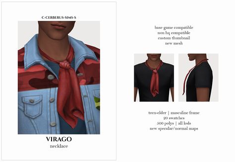 c-cerberus-sims-s: edits of items from paranormal.... : MMFINDS Sims 4 Scarf, Sims 4 Paranormal, Sims Clothes, Sims 4 Download, Ts4 Cc, Maxis Match, The Sims 4, The Devil, The Sims