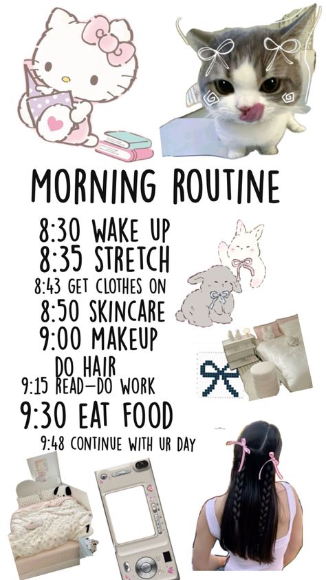 This is my weekend morning routine Weekend Morning Routine, 00's Makeup, Morning Routine, Reading