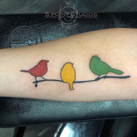 Jamaica Tattoo, Three Little Birds Tattoo, 3 Birds Tattoo, Little Birds Tattoo, Three Birds Tattoo, Bob Marley Tattoo, Bob Marley And The Wailers, Little Bird Tattoos, Lady Bug Tattoo