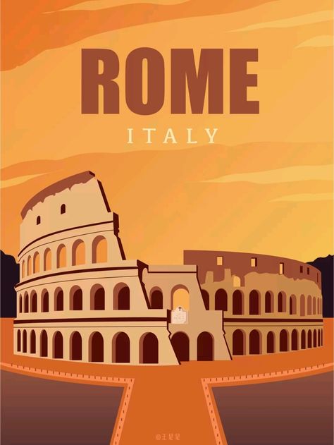 Rome Illustration Art, Travel Photo Album, Italy Poster, Deadpool Wallpaper, Roma Italy, Rome Italy, Vintage Travel Posters, City Art, Geometric Art